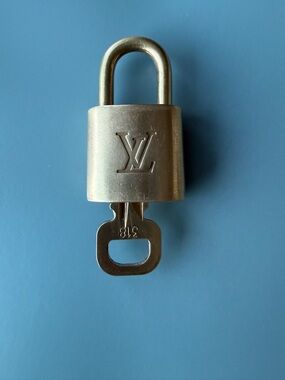 Louis Vuitton Gold-tone Lock and Key, #318